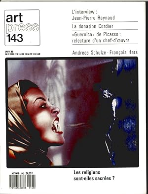 Revue Art Press N°143 - Les religions sont-elles sacrées - Janvier 1990