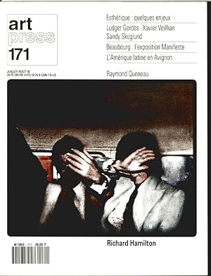 Revue Art Press N°171 - RICHARD HAMILTON - Juillet/août 1992