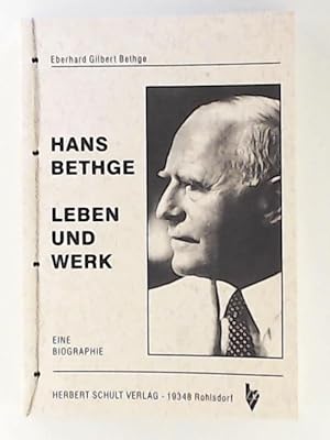 Seller image for Hans Bethge - Leben und Werk 1876-1946 - Eine Biographie for sale by Leserstrahl  (Preise inkl. MwSt.)