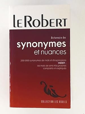 Dictionnaire des Synonymes et Nuances