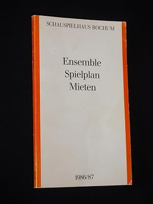 Seller image for Schauspielhaus Bochum. Spielplan, Ensemble, Mieten 1986/87 [Jahresheft] for sale by Fast alles Theater! Antiquariat fr die darstellenden Knste