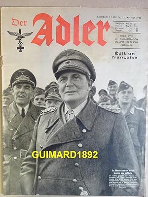 Der Adler n°1 12 janvier 1943