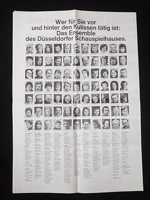 Was das Düsseldorfer Schauspielhaus in der Spielzeit 1974/75 für Sie bringt [Plakat-Jahresheft]