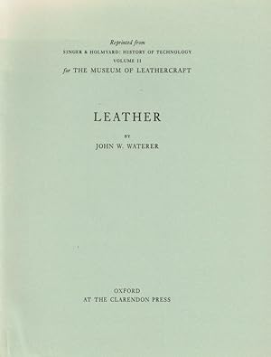 Image du vendeur pour LEATHER mis en vente par Paul Meekins Military & History Books