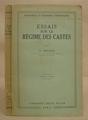 Image du vendeur pour Essais Sur Le Rgime Des Castes mis en vente par Eastleach Books