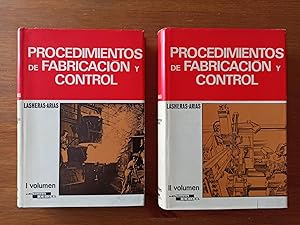 PROCEDIMIENTOS DE FABRICACIÓN Y CONTROL :2 Tomos