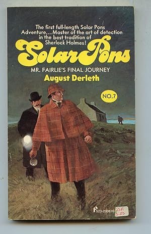 Image du vendeur pour Mr. Fairlie's Final Journey (Solar Pons No. 7) mis en vente par Ian Thompson