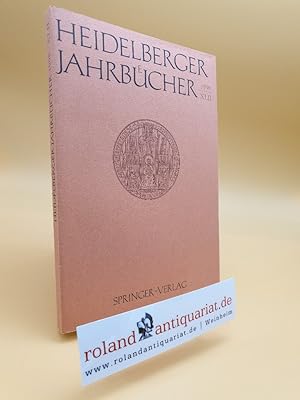 Image du vendeur pour Heidelberger Jahrbcher Bd. 42 mis en vente par Roland Antiquariat UG haftungsbeschrnkt