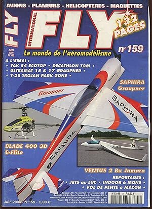 Image du vendeur pour Fly international n159, juin 2008 - Saphira Graupner. Blade 400 3D E-Flite. Ventus 2 Bx Jamara mis en vente par LibrairieLaLettre2