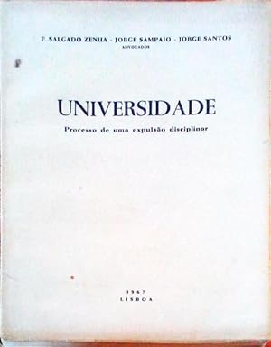 UNIVERSIDADE PROCESSO DE UMA EXPULSÃO DISCIPLINAR.