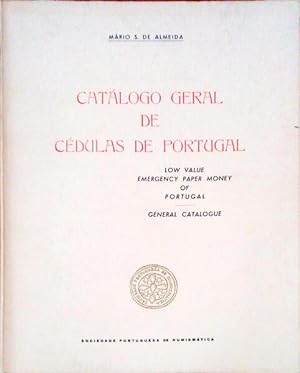 CATÁLOGO GERAL DE CÉDULAS DE PORTUGAL.