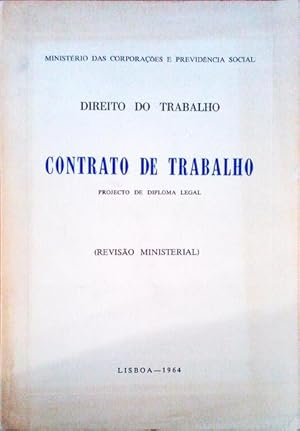 CONTRATO DE TRABALHO. Projecto de Diploma Legal.