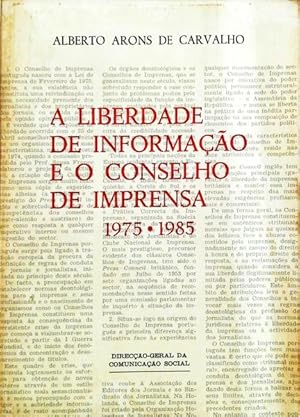 A LIBERDADE DE INFORMAÇÃO E O CONSELHO DE IMPRENSA 1975-1985.