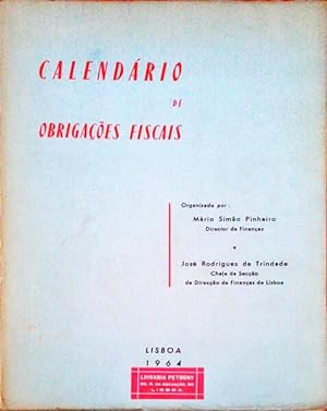 Seller image for CALENDRIO DE OBRIGAES FISCAIS. for sale by Livraria Castro e Silva