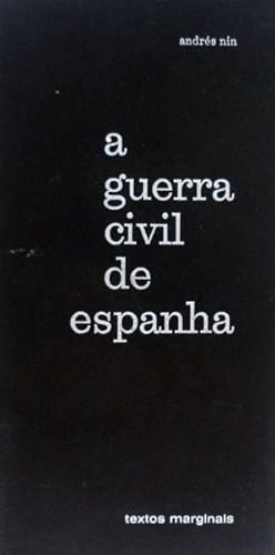 A GUERRA CIVIL DE ESPANHA.