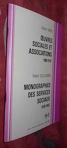 Seller image for Oeuvres sociales et associations 1900-1919 Renault. Monographies des services sociaux 1939-1943 Renault for sale by Bonnaud Claude