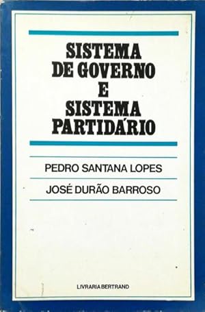 Seller image for SISTEMA DE GOVERNO E SISTEMA PARTIDRIO. for sale by Livraria Castro e Silva