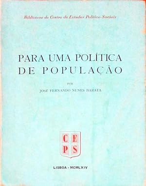 Seller image for PARA UMA POLTICA DE POPULAO. for sale by Livraria Castro e Silva