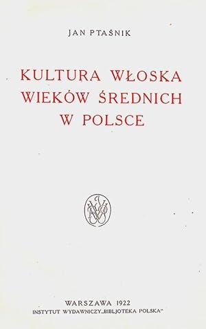 Kultura wloska wieków srednich w Polsce