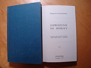 Seller image for Zaproszenie do Moskwy, 2 vols for sale by Polish Bookstore in Ottawa