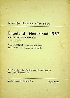 ENGELAND - NEDERLAND 1952.