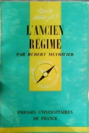 Bild des Verkufers fr L'ancien rgime 2020-1311 Que sais je 1961 correct zum Verkauf von Des livres et nous