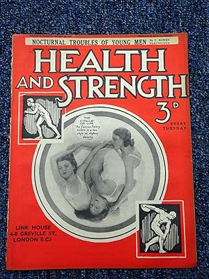 Seller image for Health and Strength. 1932, October 22 including Nocturnal Troubles of Young Men. for sale by Tony Hutchinson