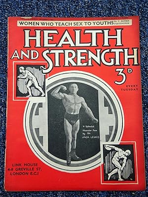 Seller image for Health and Strength. 1932, September 3. including Women Who Teach Sex to Youths. for sale by Tony Hutchinson