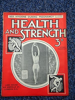 Seller image for Health and Strength. 1932, August 27. including Sex Hygiene During Pregnancy. for sale by Tony Hutchinson