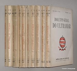 Seller image for Boletim Geral do Ultramar, ano XXXII No.368, Fevereiro - No. 378, Dezembro 1956. for sale by Charbo's Antiquariaat