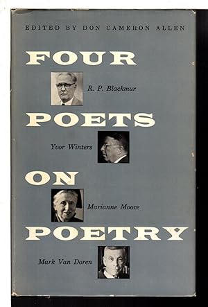 Image du vendeur pour FOUR POETS ON POETRY. mis en vente par Bookfever, IOBA  (Volk & Iiams)