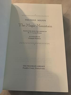 mann thomas the magic mountain mann thomas the magic mountain