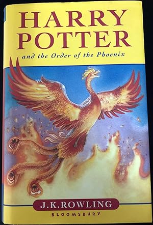 HARRY POTTER & the ORDER of the PHOENIX UK FIRST EDITION FIRST PRINT  P/B BOOK 