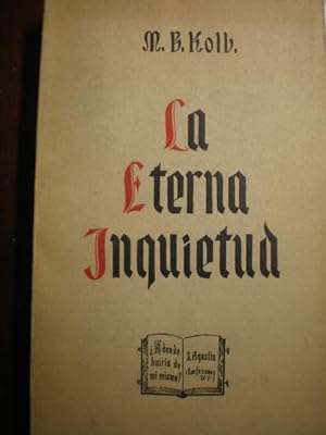Imagen del vendedor de La eterna inquietud ( Nostalgia de Dios) Conferencias radiadas a la venta por Librera Antonio Azorn
