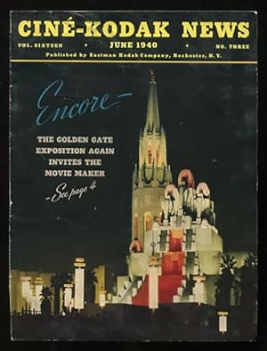Bild des Verkufers fr Cine-Kodak News (June 1940) [cover: The Golden Gate Exposition] zum Verkauf von ReadInk, ABAA/IOBA