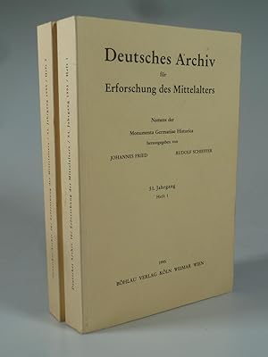 Bild des Verkufers fr Deutsches Archiv fr Erforschung des Mittelalters 51. Jahrgang Heft 1+2. zum Verkauf von Antiquariat Dorner