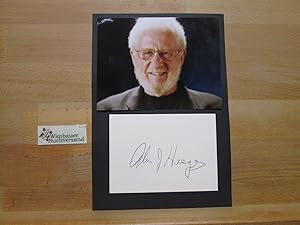 Seller image for Alan Heeger Nobelpreis fr Chemie 2000 // Autogramm Autograph signiert signed signee for sale by Antiquariat im Kaiserviertel | Wimbauer Buchversand