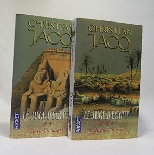 Le Juge d'Egypte tome 2 : La Loi du Désert + tome 3: La justice du vizir --- 2 volumes