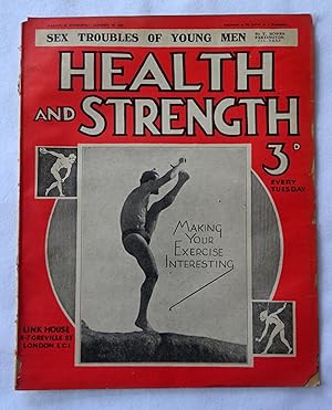 Seller image for Health and Strength. 1935, January 19. including Sex Troubles of Young Men. for sale by Tony Hutchinson