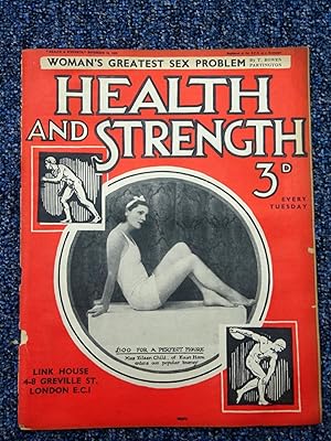 Seller image for Health and Strength. 1932, November 19. including Womans Greatest Sex Problem. for sale by Tony Hutchinson