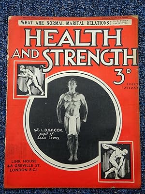 Seller image for Health and Strength. 1932, October 15. including What are Normal Marital Relations. for sale by Tony Hutchinson