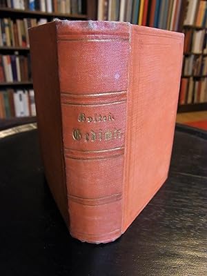 Bild des Verkufers fr Schlesische Gedichte. M. Glossar v. K.Weinhold. zum Verkauf von Antiquariat Seidel & Richter