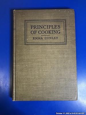 Seller image for Principles of Cooking: a Textbook in Domestic Science for sale by Redux Books