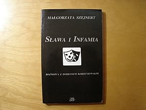 Immagine del venditore per Slawa i infamia. Rozmowy z Bohdanem Korzeniewskim venduto da Polish Bookstore in Ottawa