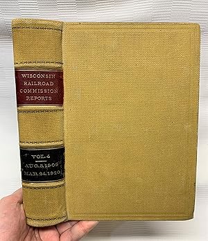 Seller image for Opinions and Decisions of the Railroad Commission of the State of Wisconsin: Volume IV 1909-10 for sale by Prestonshire Books, IOBA