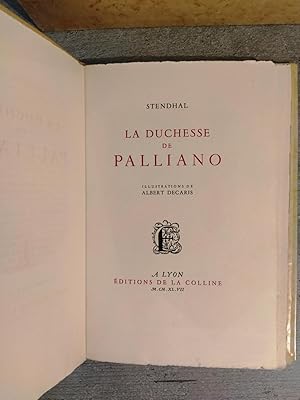 La Duchesse de Palliano