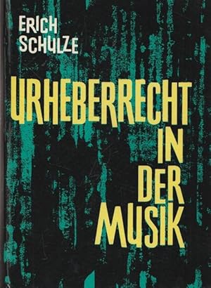 Imagen del vendedor de Urheberrecht in der Musik. a la venta por Ant. Abrechnungs- und Forstservice ISHGW