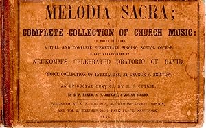 Image du vendeur pour Melodia Sacra; Complete Collection fo Church Music mis en vente par Book Booth