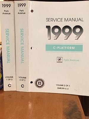 Seller image for 1999 Buick Park Avenue C-platform Service Manual (2 Volume Sets) for sale by Alplaus Books