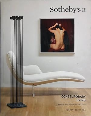 Sotheby's Auctioncatalogue, Contemporary Living, prints, Photographs & Design, New York 28 July 2016